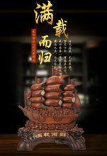 Load image into Gallery viewer, Chinese Feng Shui Good Fortune Wealth Dragon Boat Statue Home/Office Decor Sculpture Craft Living Room TV Cabinet Fortune Ornament Housewarming Gift