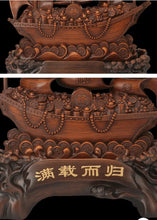 Load image into Gallery viewer, Chinese Feng Shui Good Fortune Wealth Dragon Boat Statue Home/Office Decor Sculpture Craft Living Room TV Cabinet Fortune Ornament Housewarming Gift