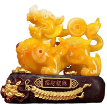 Load image into Gallery viewer, Chinese Feng Shui Good Fortune Wealth Gold Dragon/Pixui/Lion/Brave Troop Statue Home/Office Decor Sculpture Craft Living Room TV Cabinet Fortune Ornament Housewarming Gift