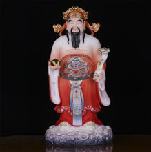 Load image into Gallery viewer, Chinese Feng Shui Good Fortune Wealth Blessing Fu Lu Shou 3 Gods Fortune Craft Statue Home/Office Decor Sculpture Craft Living Room TV Cabinet Fortune Ornament Housewarming Gift