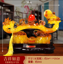 Load image into Gallery viewer, Chinese Feng Shui Good Fortune Wealth Cabbage Statue Home/Office Decor Sculpture Craft Living Room TV Cabinet Fortune Ornament Housewarming Gift