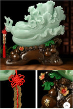 Load image into Gallery viewer, Chinese Feng Shui Good Fortune Wealth Cabbage Statue Home/Office Decor Sculpture Craft Living Room TV Cabinet Fortune Ornament Housewarming Gift
