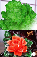 Load image into Gallery viewer, Chinese Feng Shui Good Fortune Wealth Cabbage Statue Home/Office Decor Sculpture Craft Living Room TV Cabinet Fortune Ornament Housewarming Gift