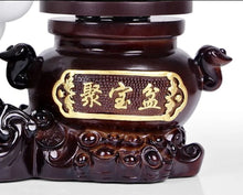 Load image into Gallery viewer, Chinese Feng Shui Good Fortune Wealth Cabbage Gold Money Toad Statue Home/Office Decor Sculpture Craft Living Room TV Cabinet Fortune Ornament Housewarming Gift