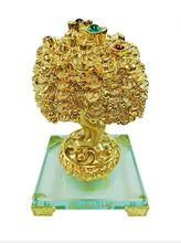 Load image into Gallery viewer, Chinese Feng Shui Good Fortune Wealth Gold Ingot Lucky Money Tree Statue Home/Office Decor Sculpture Craft Living Room TV Cabinet Fortune Ornament Housewarming Gift
