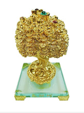 Load image into Gallery viewer, Chinese Feng Shui Good Fortune Wealth Gold Ingot Lucky Money Tree Statue Home/Office Decor Sculpture Craft Living Room TV Cabinet Fortune Ornament Housewarming Gift