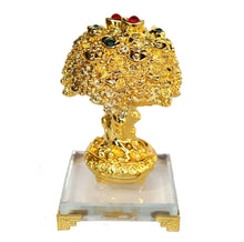 Load image into Gallery viewer, Chinese Feng Shui Good Fortune Wealth Gold Ingot Lucky Money Tree Statue Home/Office Decor Sculpture Craft Living Room TV Cabinet Fortune Ornament Housewarming Gift