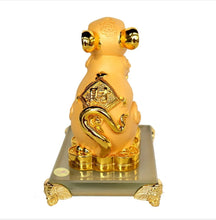 Load image into Gallery viewer, Chinese Feng Shui Good Fortune Wealth Gold  Lucky Rabbit Statue Home/Office Decor Sculpture Craft Living Room TV Cabinet Fortune Ornament Housewarming Gift