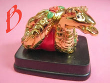 Load image into Gallery viewer, Chinese Feng Shui Good Fortune Wealth Lucky Gold Snake Statue Home/Office Decor Sculpture Craft Living Room TV Cabinet Fortune Ornament Housewarming Gift