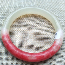 Load image into Gallery viewer, 10% OFF- 55/56/57mm Certified Natural Red Emerald A*Jade Handcarved Original Lucky Bangle x8783