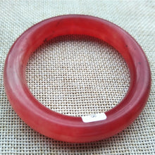 Load image into Gallery viewer, 10% OFF- 51/52/53mm Certified Natural Red Emerald A*Jade Handcarved Original Lucky Bangle x7778
