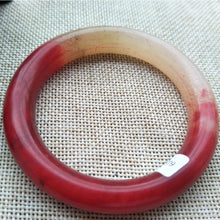 Load image into Gallery viewer, 10% OFF- 54/55/56mm Certified Natural Red Emerald A*Jade Handcarved Original Lucky Bangle x7779
