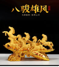 Load image into Gallery viewer, Chinese Feng Shui Good Fortune Wealth Success Green Jade Elephant Statue Home/Office Decor Sculpture Craft Living Room TV Cabinet Fortune Ornament Housewarming Gift