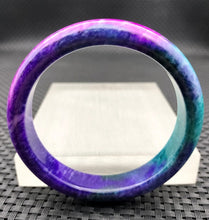 Load image into Gallery viewer, 10% OFF- 57/58/59mm Certified Natural Lavender 3-Color Emerald A*Jade Handcarved Original Lucky Bracelet Bangle