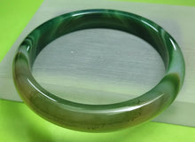 Load image into Gallery viewer, 10% OFF- 62/63/64mm Certified Natural Lavender Emerald A*Jade Handcarved Original Lucky Bracelet Bangle