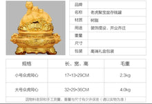 Load image into Gallery viewer, Chinese Feng Shui Good Fortune Wealth Gold Money 3 Tigers Statue Home/Office Decor Sculpture Craft Living Room TV Cabinet Fortune Ornament Housewarming Gift