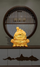 Load image into Gallery viewer, Chinese Feng Shui Good Fortune Wealth Gold Money 3 Tigers Statue Home/Office Decor Sculpture Craft Living Room TV Cabinet Fortune Ornament Housewarming Gift