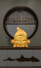 Load image into Gallery viewer, Chinese Feng Shui Good Fortune Wealth Gold Money 3 Tigers Statue Home/Office Decor Sculpture Craft Living Room TV Cabinet Fortune Ornament Housewarming Gift
