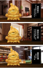 Load image into Gallery viewer, Chinese Feng Shui Good Fortune Wealth Gold Money 3 Tigers Statue Home/Office Decor Sculpture Craft Living Room TV Cabinet Fortune Ornament Housewarming Gift