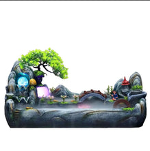 Load image into Gallery viewer, 26"/66cm Chinese Feng Shui Lucky Wealth Rockery Waterfall Fountain Statue Home/Office Decor Sculpture Craft Living Room TV Cabinet Fortune Ornament Housewarming Gift