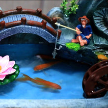 Load image into Gallery viewer, 26"/66cm Chinese Feng Shui Lucky Wealth Rockery Waterfall Fountain Statue Home/Office Decor Sculpture Craft Living Room TV Cabinet Fortune Ornament Housewarming Gift
