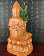 Load image into Gallery viewer, Chinese Feng Shui Good Fortune Wealth Blessing Guanyin Statue Home/Office Decor Sculpture Craft Living Room TV Cabinet Fortune Ornament Housewarming Gift