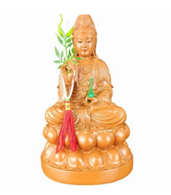 Load image into Gallery viewer, Chinese Feng Shui Good Fortune Wealth Blessing Guanyin Statue Home/Office Decor Sculpture Craft Living Room TV Cabinet Fortune Ornament Housewarming Gift