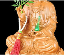 Load image into Gallery viewer, Chinese Feng Shui Good Fortune Wealth Blessing Guanyin Statue Home/Office Decor Sculpture Craft Living Room TV Cabinet Fortune Ornament Housewarming Gift