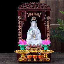 Load image into Gallery viewer, Chinese Feng Shui Good Fortune Wealth Blessing Guanyin Statue Home/Office Decor Sculpture Craft Living Room TV Cabinet Fortune Ornament Housewarming Gift
