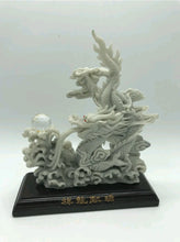 Load image into Gallery viewer, Chinese Feng Shui Good Fortune Wealth Lucky Dragon Statue Home/Office Decor Sculpture Craft Living Room TV Cabinet Fortune Ornament Housewarming Gift