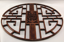 Load image into Gallery viewer, Chinese Feng Shui Good Fortune Wealth Lucky Wood Statue Hallway Wall Panel Home/Office Decor Sculpture Craft Living Room TV Cabinet Fortune Ornament Housewarming Gift