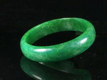 Load image into Gallery viewer, 10% OFF- 58/59/60mm Certified Natural Jadeite Emerald A Jade HandCarved Lucky Bracelet Bangle GX791