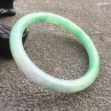 Load image into Gallery viewer, 56-58mm Certified Natural 3 Color Jadeite Emerald A Jade HandCarved Round Bangle GX3034 with Gift Box