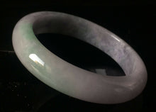 Load image into Gallery viewer, 10% OFF- 58/59/60mm Certified Natural Lavender Jadeite Emerald A Jade HandCarved Lucky Bracelet Bangle GX835