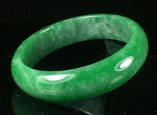 Load image into Gallery viewer, 10% OFF- 57/58/59mm Certified Jadeite Emerald A Jade HandCarved Lucky Bracelet Bangle GX874