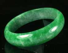 Load image into Gallery viewer, 10% OFF- 57/58/59mm Certified Jadeite Emerald A Jade HandCarved Lucky Bracelet Bangle GX874