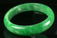 Load image into Gallery viewer, 10% OFF- 58/59/60mm Certified Jadeite Emerald A Jade HandCarved Lucky Bracelet Bangle GX876