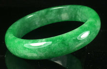 Load image into Gallery viewer, 10% OFF- 58/59/60mm Certified Jadeite Emerald A Jade HandCarved Lucky Bracelet Bangle GX876