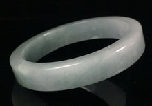 Load image into Gallery viewer, 10% OFF- 57/58/59mm Certified Natural Lavender Jadeite Emerald A*Jade HandCarved Lucky Jade Bangle A162