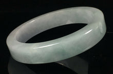Load image into Gallery viewer, 10% OFF- 57/58/59mm Certified Natural Lavender Jadeite Emerald A*Jade HandCarved Lucky Jade Bangle A162