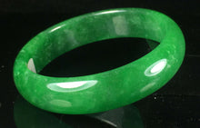Load image into Gallery viewer, 10% OFF- 57/58/59mm Certified Jadeite Emerald A Jade HandCarved Lucky Bracelet Bangle GX877