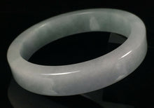 Load image into Gallery viewer, 10% OFF- 58/59/60mm Certified Natural Lavender Jadeite Emerald A*Jade HandCarved Lucky Jade Bangle A162