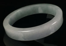 Load image into Gallery viewer, 10% OFF- 57/58/59mm Certified Natural Lavender Jadeite Emerald A*Jade HandCarved Lucky Jade Bangle A162