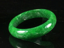 Load image into Gallery viewer, 10% OFF- 56/57/58mm Certified Jadeite Emerald A Jade HandCarved Lucky Bracelet Bangle GX789