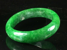 Load image into Gallery viewer, 10% OFF- 56/57/58mm Certified Jadeite Emerald A Jade HandCarved Lucky Bracelet Bangle GX789