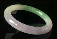 Load image into Gallery viewer, 10% OFF- 57/58/59mm Certified Natural 3 Color Jadeite Emerald A*Jade HandCarved Lucky Round Bracelet Bangle GX807