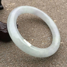 Load image into Gallery viewer, 57-59mm Certified Natural Lavender Jadeite Emerald A Jade HandCarved Round Bangle HA0806 with Gift Box
