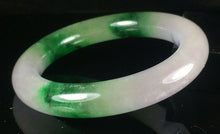 Load image into Gallery viewer, 10% OFF- 58/59/60mm Certified Natural 3 Color Jadeite Emerald A*Jade HandCarved Lucky Round Bracelet Bangle GX858