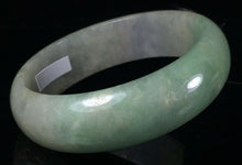 Load image into Gallery viewer, 10% OFF- 57/58/59mm Certified Natural Lavender Jadeite Emerald A*Jade HandCarved Lucky Jade Bangle A155