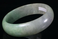 Load image into Gallery viewer, 10% OFF- 57/58/59mm Certified Natural Lavender Jadeite Emerald A*Jade HandCarved Lucky Jade Bangle A155